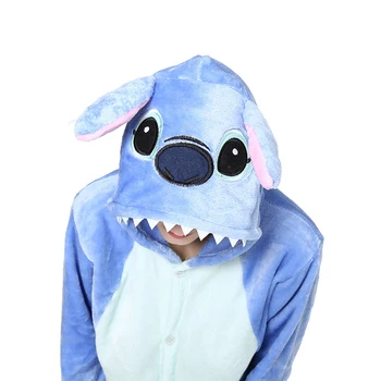 

Autumn Winter Adults Animal Pajama Sets Women Flannel One-piece Sleepwear Unisex Cartoon Kigurumi Jumpsuit Men Pyjamas Onesie