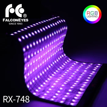 

Falcon Eyes RX-748 RGB 300W 4x2 Feet Flexible LED Fotografia Camera Light Waterproof Continuous for Dslr Video Lighting Studio