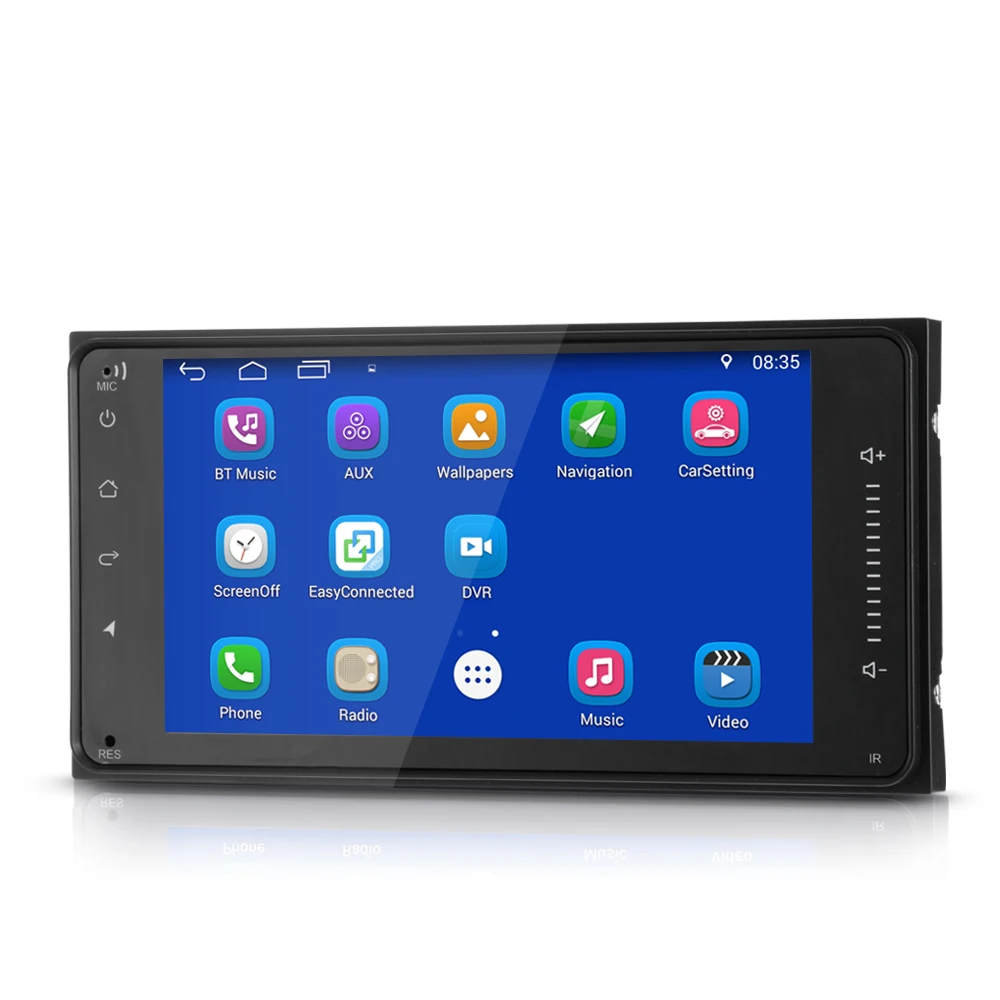 Autolover 7 дюймовый 2 Din Android 1 HD Автомобильный мультимедийный плеер Bluetooth 4 0 Wi Fi gps