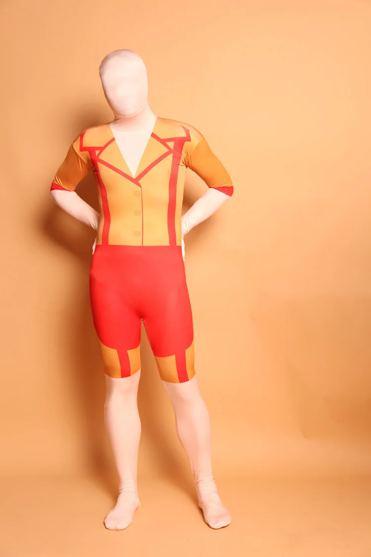 Buy (A5 045)Pattern Lycra Spandex Bodysuit Full Body