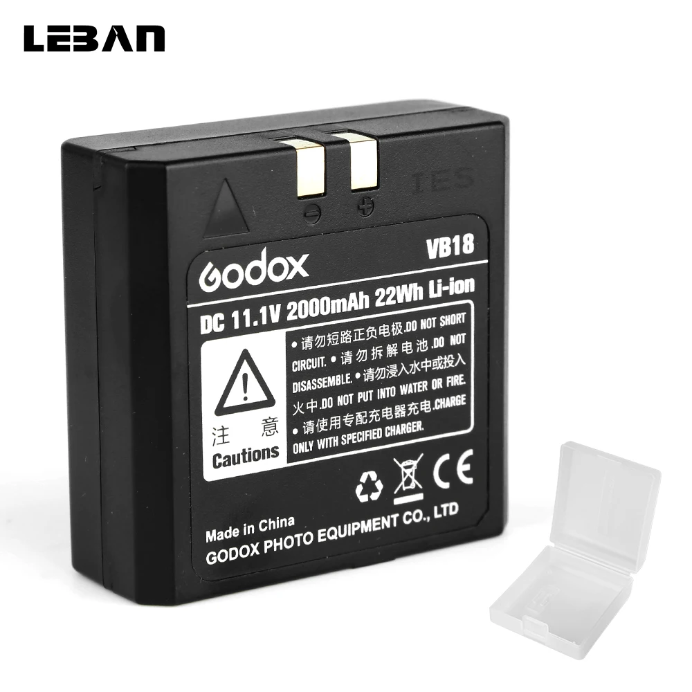 Godox VB18 DC 11 1 V 2000mAh 22Wh литий-ионный аккумулятор для Ving V850 V860C V860N Flash Speedlite |