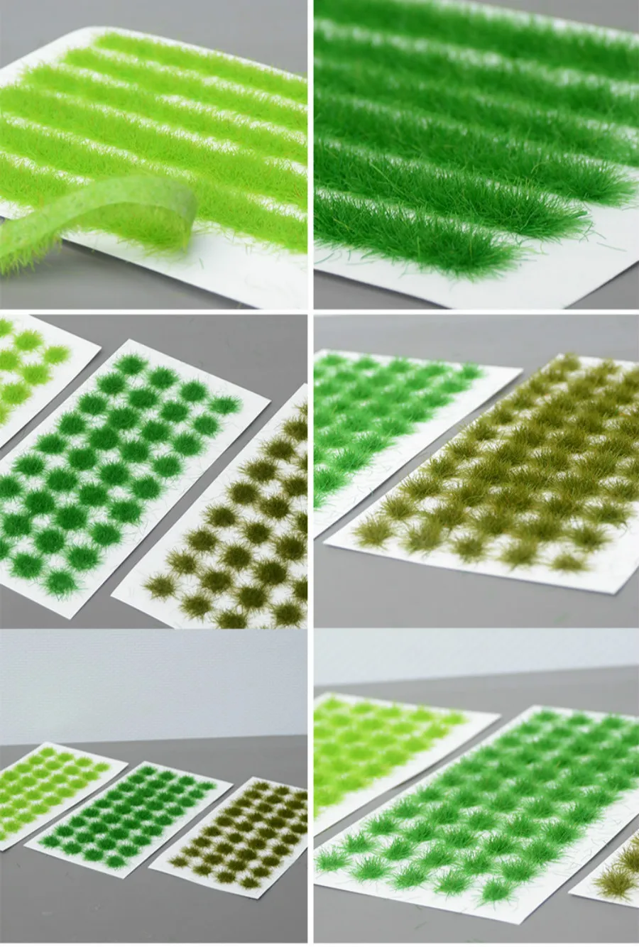 architecture model grass for ho train layout (10)