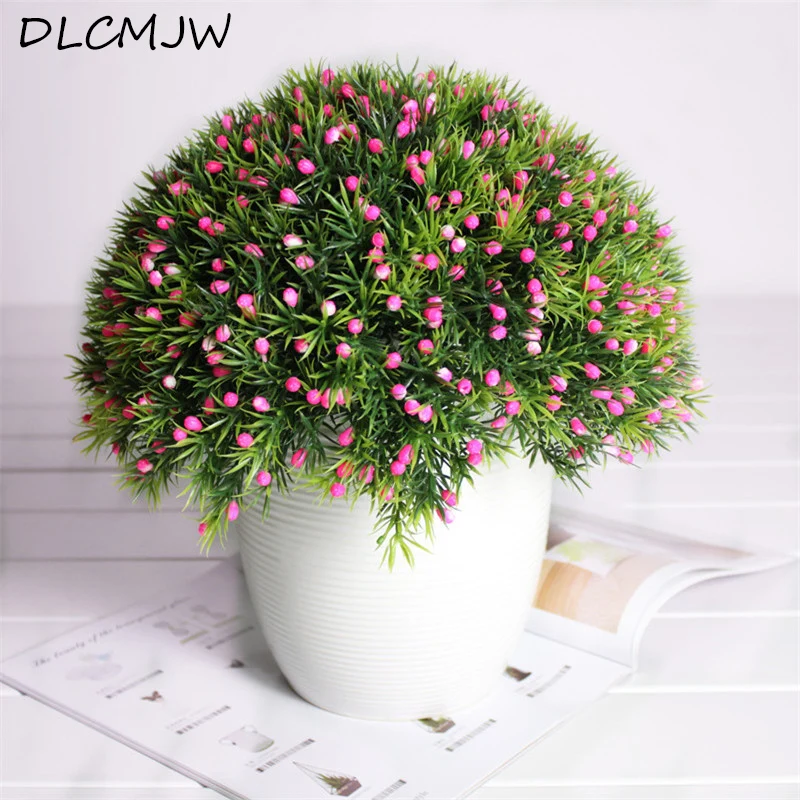 

Artificial flower Fake Plant Plastic Flowers Simulation Plant Indoor Green Plant Fake Flower decor For Wedding Home Garden Decor