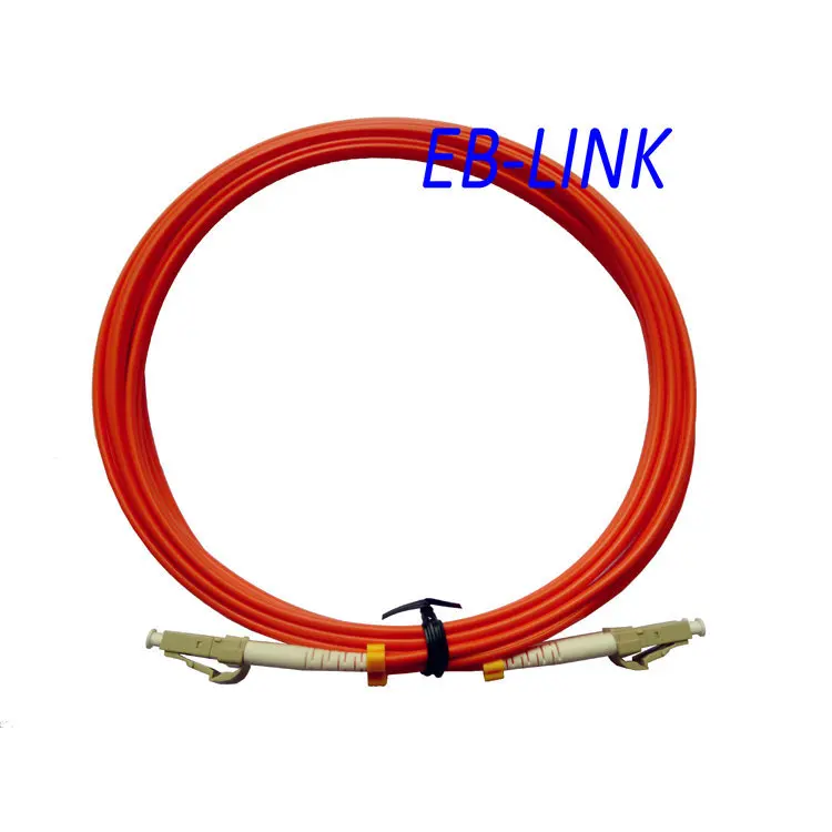 

Optical Fiber Patch Cord Cable,LC/PC-LC/PC,3.0mm Diameter,OM2 Multimode 50/125,Duplex,LC to LC 20 Meters