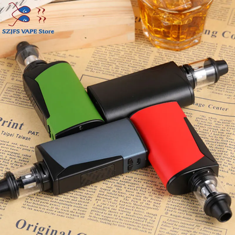

Newest original 100W vape LED screen kit with 3000mah bulit-in battery vaporizer mode box Mod huge vapor Electronic Cigarette