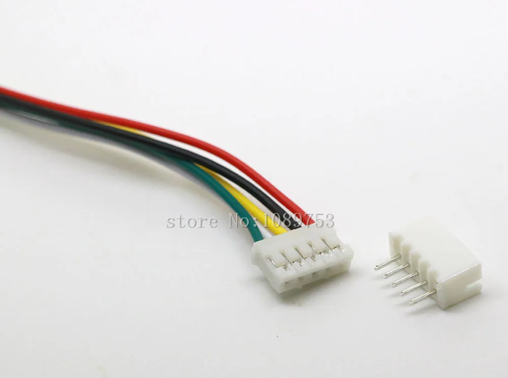

20 SETS Mini Micro JST 2.0 PH 5-Pin Connector plug with Wires Cables 300MM