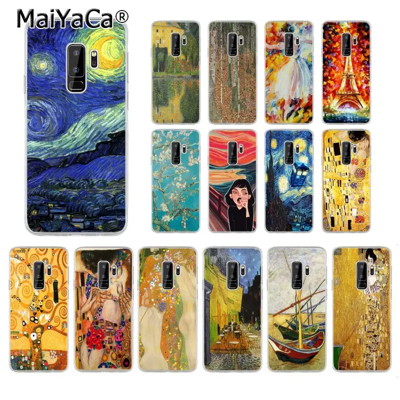 MaiYaCa Kiss Густава Климта Ван Гога Звездная ночь звезда чехол для телефона Samsung Galaxy S20