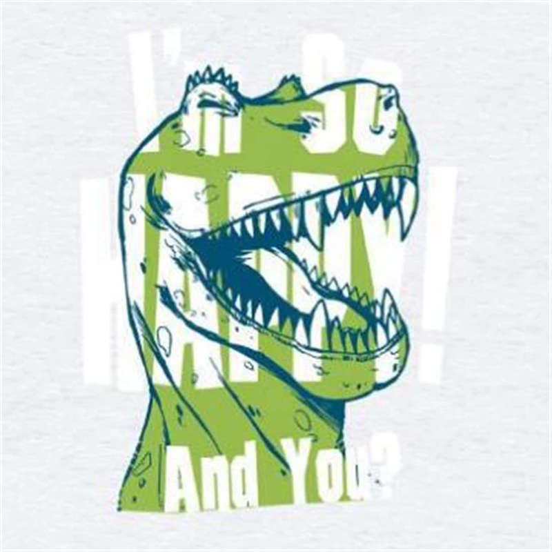 Camiseta patch Diy cartoon dinosaurio 175mm patrón marca logo hierro en  parches para la ropa impresión ropa linda pegatinas|Parches| - AliExpress