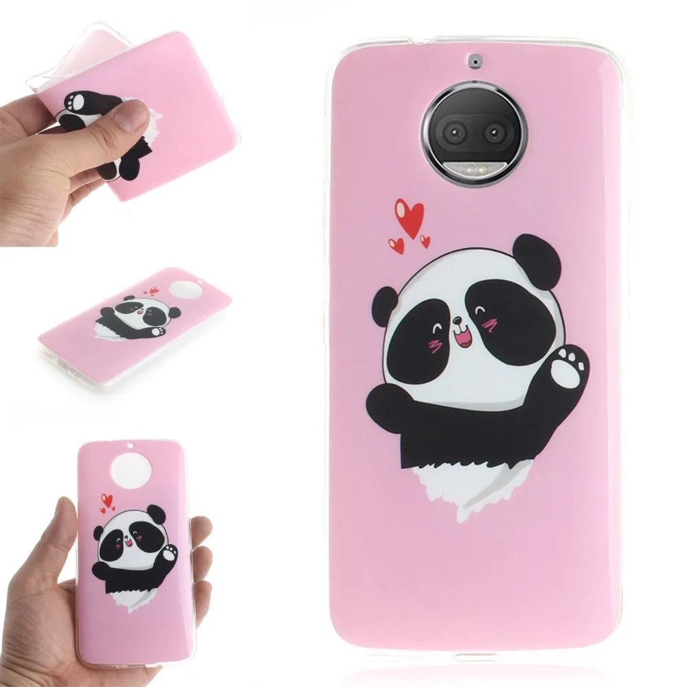 Nutbro кошка панда Мягкий чехол для Coque Motorola Moto G5S плюс XT1805/мото E5 G6 Etui принципиально |