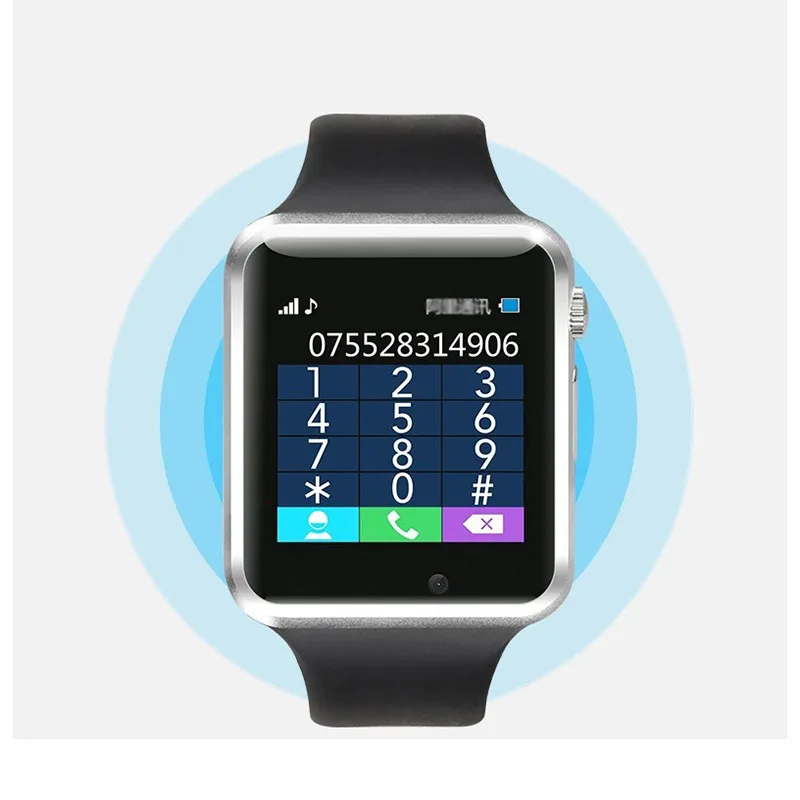 50pcs/lot Smart Watch A1 W8 With Sim Card Camera Bluetooth Smartwatch For Android ISO apple Wearable Devices Whatsapp Facebook