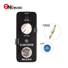 Mooer медленный двигатель медленное движение эффект гитары педаль отрезать он звуковая головка с Золотая педаль разъем