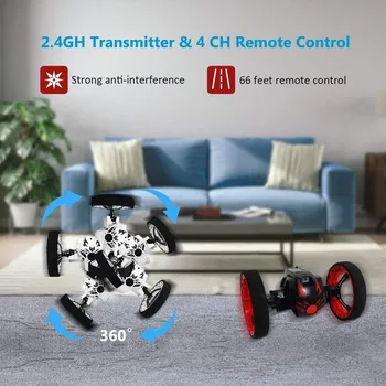 

2.4GHz RC Remote Control Jumping Cars Bounce Rechargeable Toy Christmas Gifts NSV775