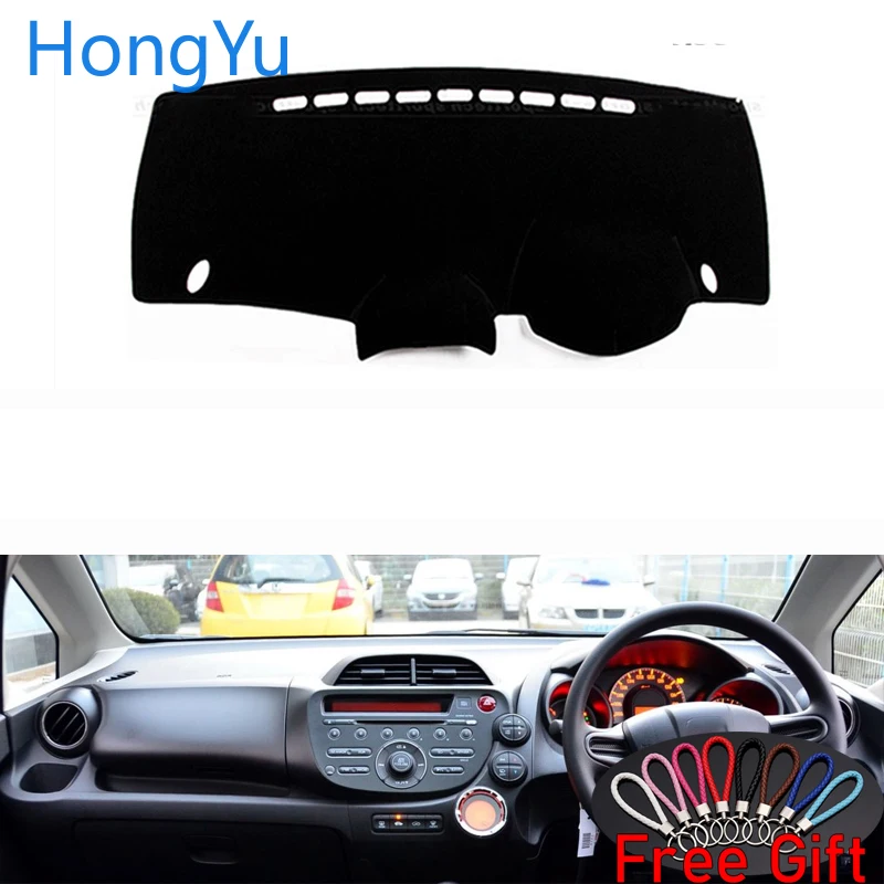 

Car Dashboard Cover Dash Mat Board Pad Carpet Dashmat Interior Mats for Honda fit Jazz 2008 - 2013 Right Hand Drive Accessories