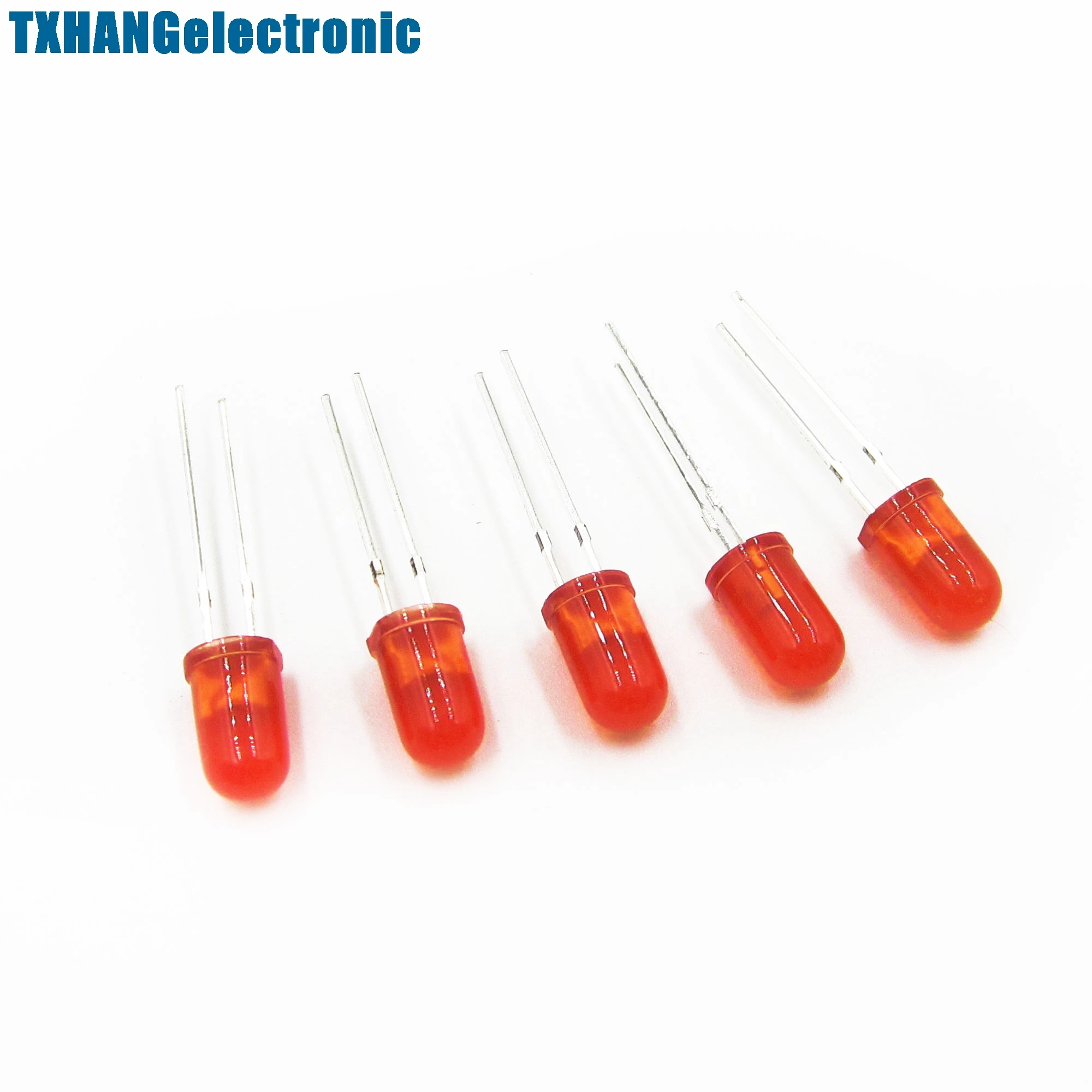100Pcs LED 5MM RED COLOR RED Super Bright Bulb Lamp