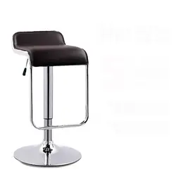 Простой дизайн подъема вращающийся барный стул вращающийся регулируемая высота паб барный стул высокий табурет из искусственной кожи