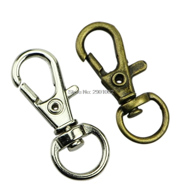 Swivel Clasps Lanyard Snap Hook with Key Ring Clip Lanyard Metal Lobster  Claw Clasp Key Chain Rings for Crafts, Jewelry Making - AliExpress
