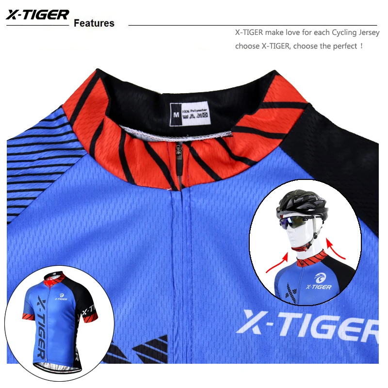 X-TIGER Pro Велоспорт Джерси гоночный велосипед одежда MTB велосипедная одежда летняя велосипедная одежда Hombre Maillot Ropa Ciclismo