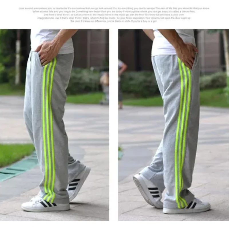 

Spring Casual Men Sweat Pants Male Cotton Sportswear Casual Trousers Straight Pants Hip Hop High Street Trousers Pants joggers