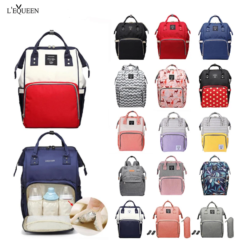 Модная сумка для подгузников, большая емкость, водонепроницаемая сумка для путешествий, сумка для покупок, Детская сумка для пеленания, рюкзак-органайзер для коляски