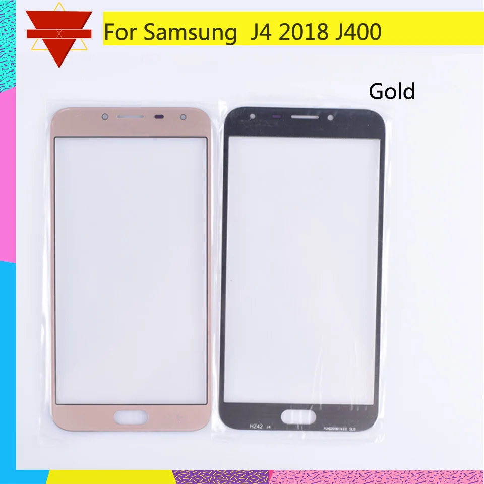 10 шт./лот для samsung Galaxy J4 J400 SM-J400F J400F/DS J400G/DS J400G сенсорный экран передний внешний стеклянный сенсорный экран объектива