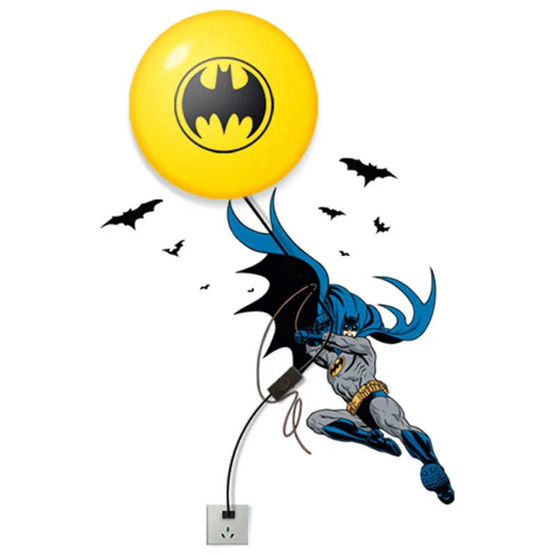 

DIY 3D Cartoon Wallpaper Wall lamp lights Kid's BedRoom Cute Cartoon Plastic Lampshade Dog/Pig/future/Sunflower Wall Lights