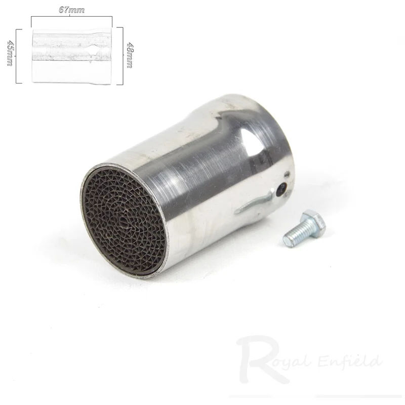 48mm #N//A Baffle DB Killer de Silencieux D/échappement de Moto Robuste