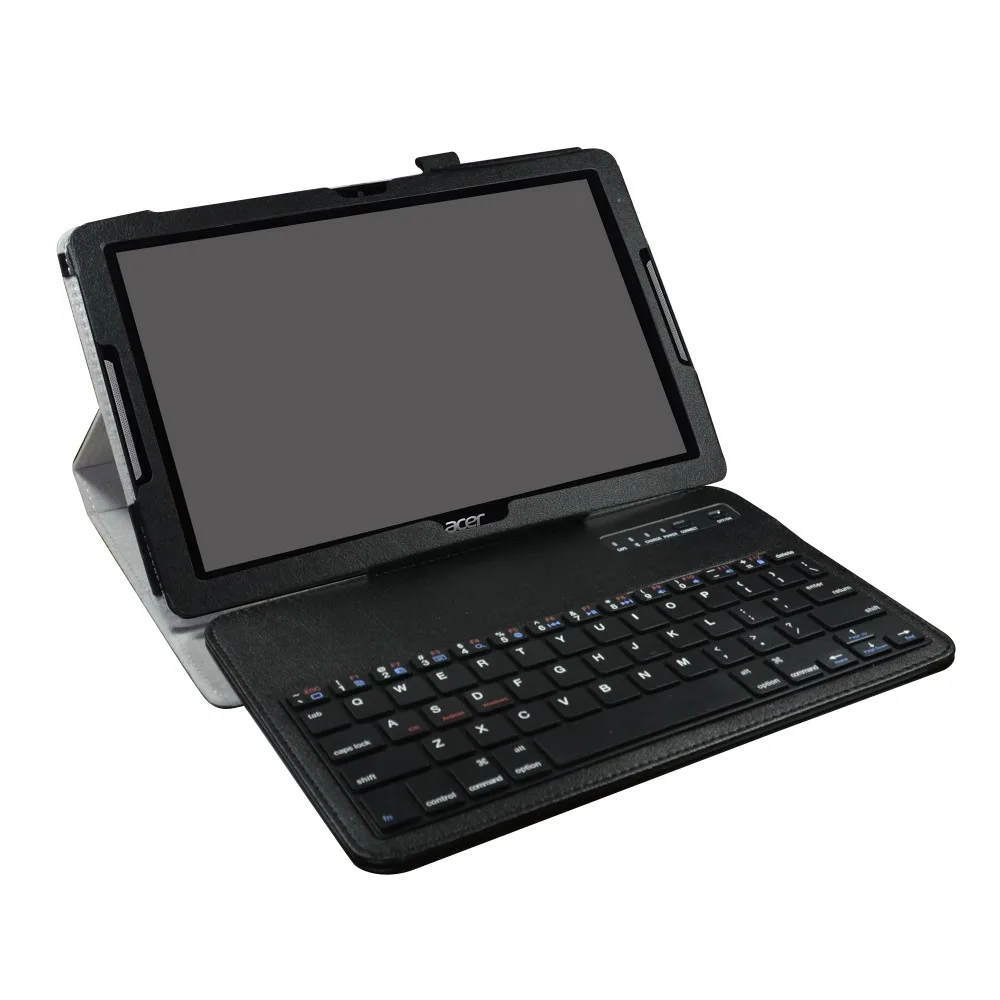 New Soft Removable Bluetooth font b Keyboard b font PU Leather font b Case b font