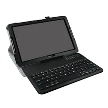 New Soft Removable Bluetooth Keyboard PU Leather Case Cover For 10.1″Acer Iconia One 10 B3-A30 Tablet