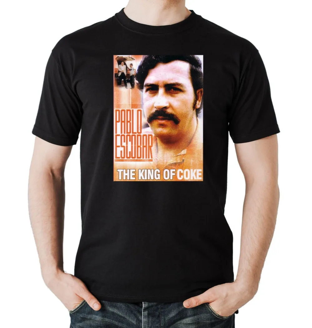 Pablo King T-Shirt Girls Black Escobar El Chapo Guzman Kokain Kolumbien Drogen