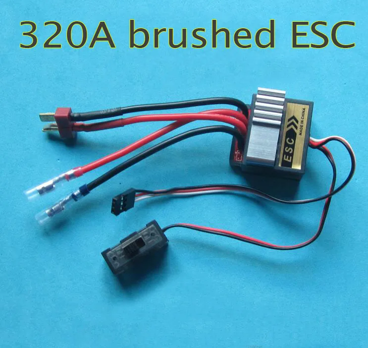 RC Boat/Car Regulator 320A Dual way brushed ESC electrical speed controller w brake T plug deans plug/Big tamiya connector