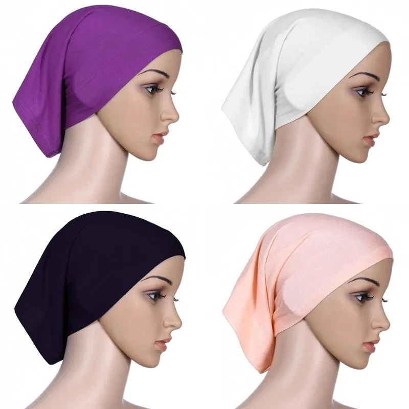 

New Arrive Full Cover Women Muslim Cotton Hijab Islamic Head Wear Underscarf Shawls And Hijabs