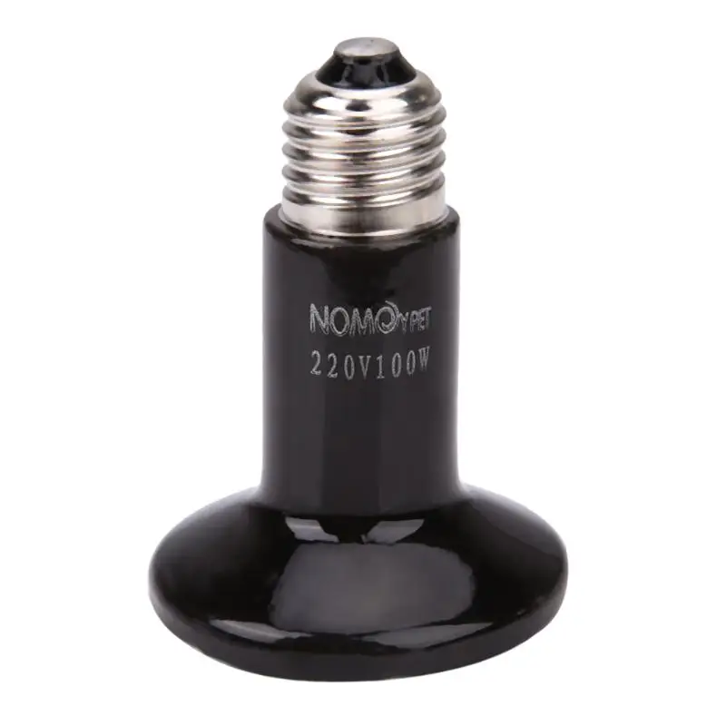 

Pet Heating Bulb 220V Infrared Ceramic Heat Emitter Light Bulb for Reptile Pet Brooder Amphibians Chickens Lamp Reptile Supplies