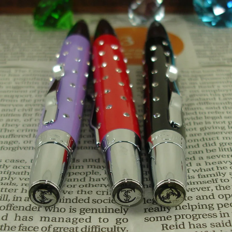 Уникальная высокотехнологичная инкрустация шариковая ручка с кристаллами 45 шт