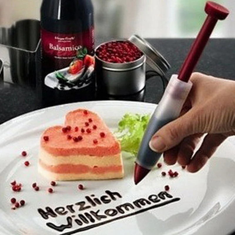 

Cost-Effictive Silicone Food Writing Pen Chocolate Decorating Pen Cake Cream Cup Random Color
