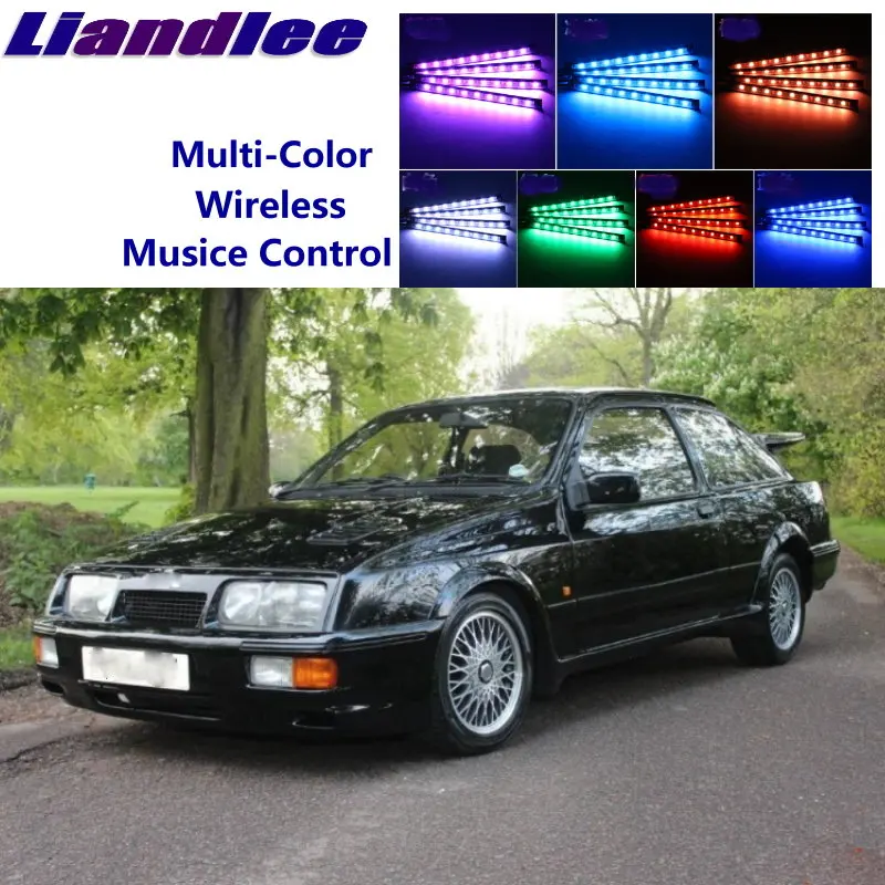 Liandlee Car Neon Color-Changing Light of Atmibient Inside Footwell Light For Ford Sierra RS Cosworth