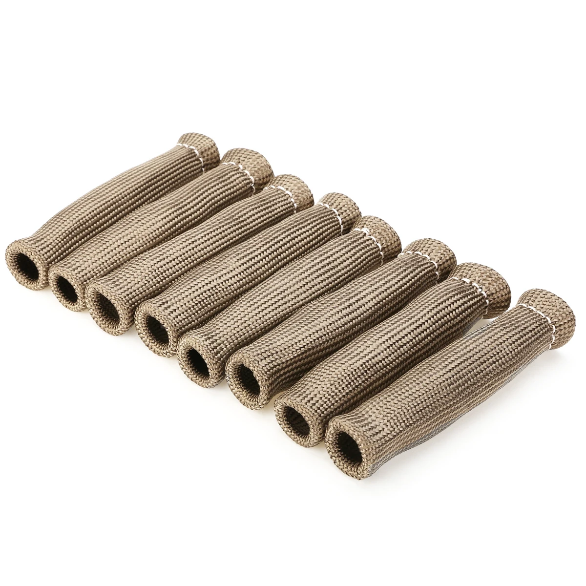 

Mayitr 8pcs 2500 Degree Titanium Spark Plug Wire Boot Protector Sleeve Heat Shield Cover for GM Chevy GMC OLDS CADILLAC PONTIAC