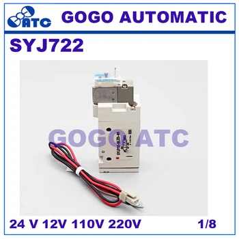 

SMC type solenoid valve SYJ722 pneumatic component 2 position single electromagnetic solenoid valve 24V 12V 110V 220V 1/8