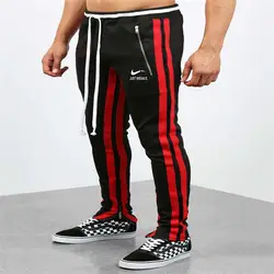 2019 мужские шаровары для мужчин повседневные тренировочные брюки фитнес-тренировки хип-хоп эластичные брюки мужская одежда спортивные