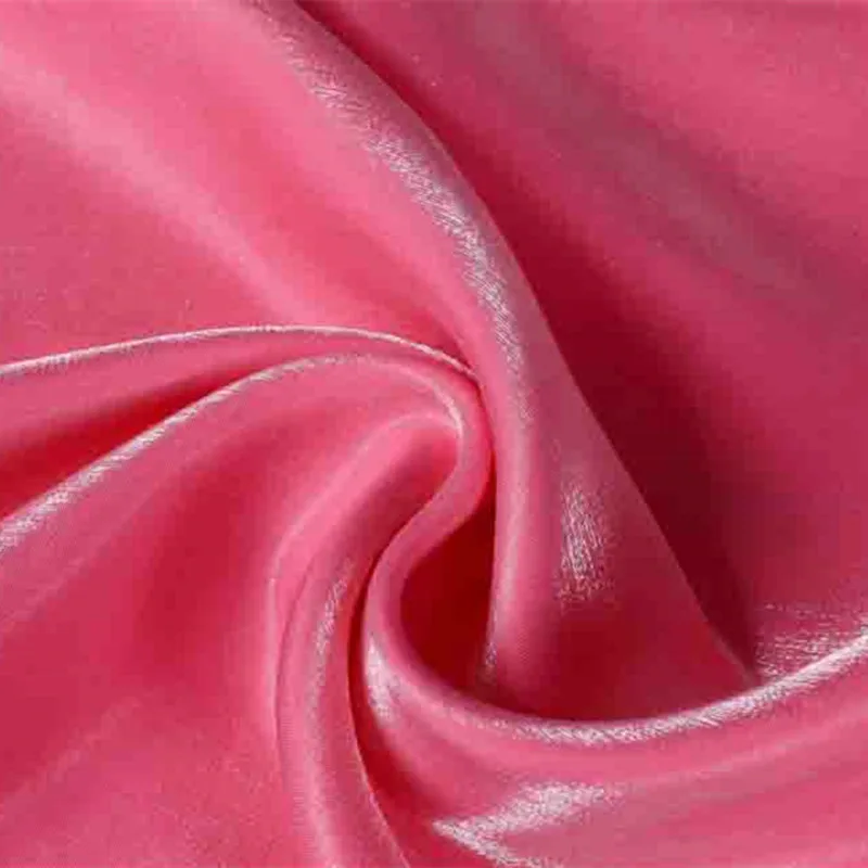 CF476 1 м сменная розовая Tencel хлопковая ткань импортная Цветная глазурь летнее