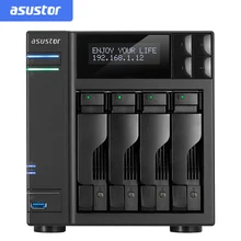 ASUSTOR AS6404T 4-bay diskless nas, nas server nfs network storage cloud storage File server, 3 years warranty