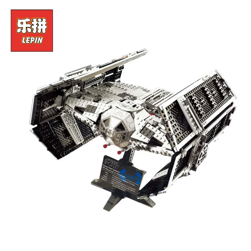 

Lepin 05055 Star Wars 1212Pcs Vader TIE advanced starfighter Model Building Kits Blocks Bricks Children toys LegoINGlys 10175