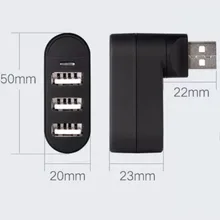 1 шт. Мини Тонкий высокоскоростной 3 порта USB 2,0 концентратор разветвитель для ноутбука ПК компьютерный удлинитель для жесткого диска сетевой карты