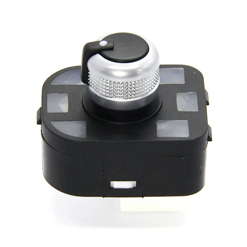 

Chrome Side Rearview Mirror Switch Control Adjust Knob For AUDI B6 A6 S6 Quattro Q7 R8 TT 4F0959565A Car Styling //