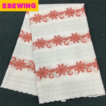 

Latest African Dry Lace Fabric High Quality Swiss Voile Laces Switzerland Cotton 2018 Nigerian Man Voile Lace 5yards