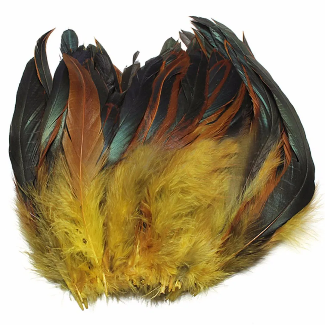 DIY Sale 100pcs / lot cheap pheasant feather, 5-8inch13-20cm, natural color rooster feathers DIY chicken feather jewelry plume