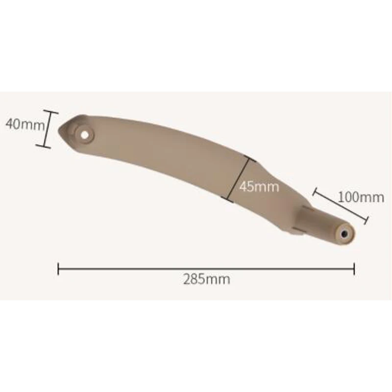 Бежевый черный подлокотник автомобиля слева переднее сиденье водителя интерьер автомобиля с левосторонним управлением дверная ручка внутренняя панель Потяните Накладка для BMW E70 E71 X5 X6