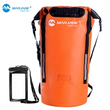 MARJAQE 40L Muitifunctional прочный Сверхлегкий Рафтинг Кемпинг походный плавательный водонепроницаемый мешок сухая сумка наборы для путешествий на открытом воздухе