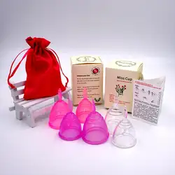 Высокое качество Новая форма многоразового использования силиконовый для использования в медицине менструальная чашка/леди чашки товар