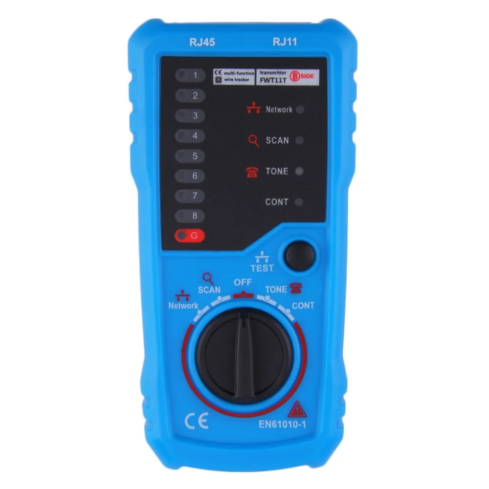 

High Quality RJ11 RJ45 Cat5 Cat6 Telephone Wire Tracker Tracer Toner Ethernet LAN Network Cable Tester Detector Line Finder