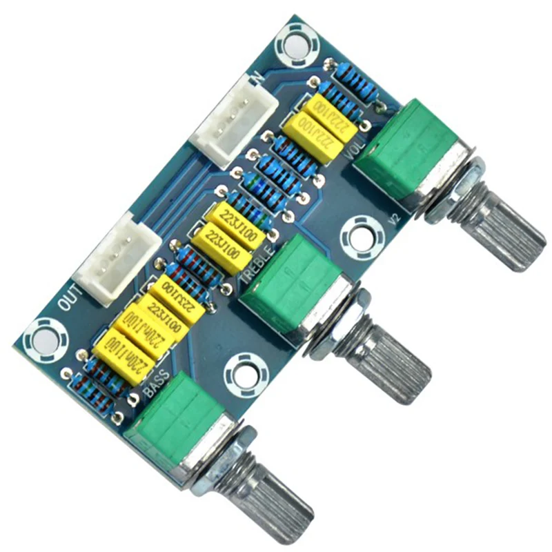 أنبوب مكبرات الصوت Amplificador Preamp لهجة مجلس ايفي باس التريبل حجم لوحة تحكم 3-قناة مضخم صوت 2.1 مكبر للصوت